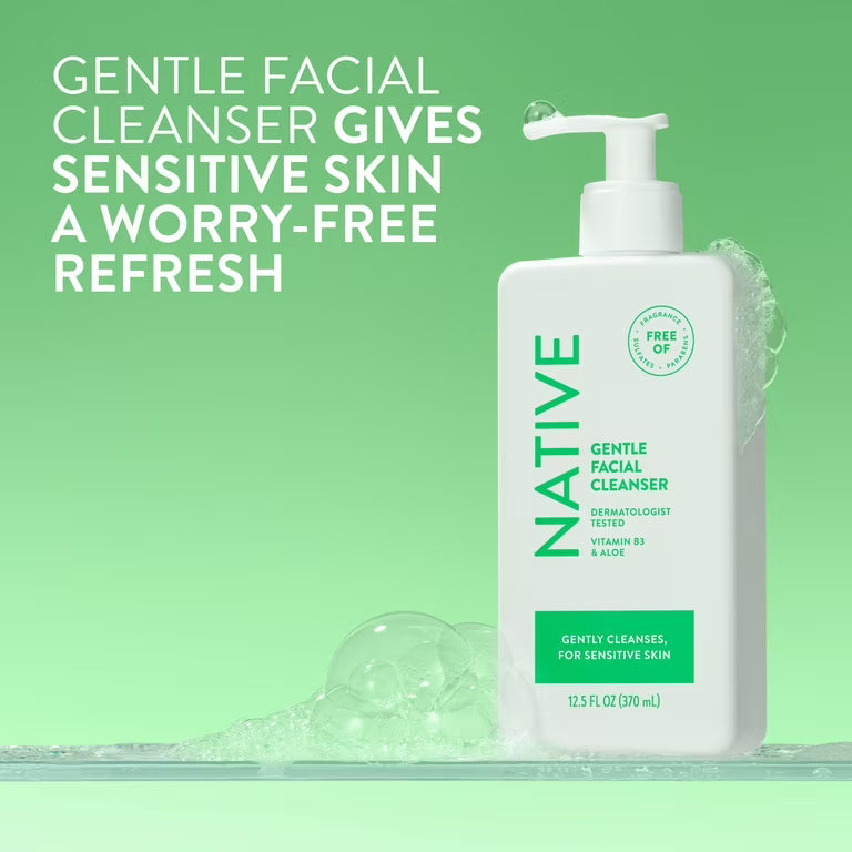 Native Hydrating Facial Cleanser – Gentle Daily Face Wash for Fresh, Healthy Skin