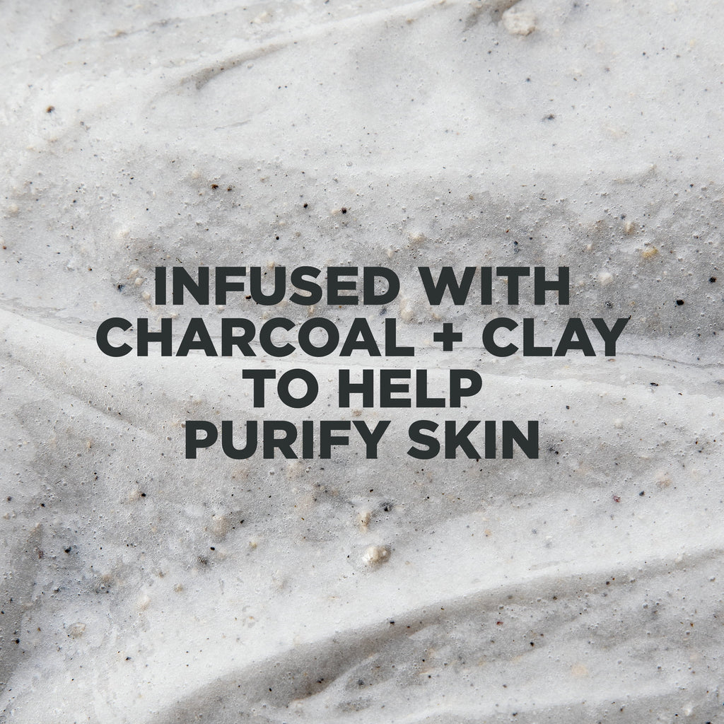 (4 Pack)  Elements Liquid Body Wash and Face Wash Charcoal + Clay Nourishing Cleanser, 30 Oz